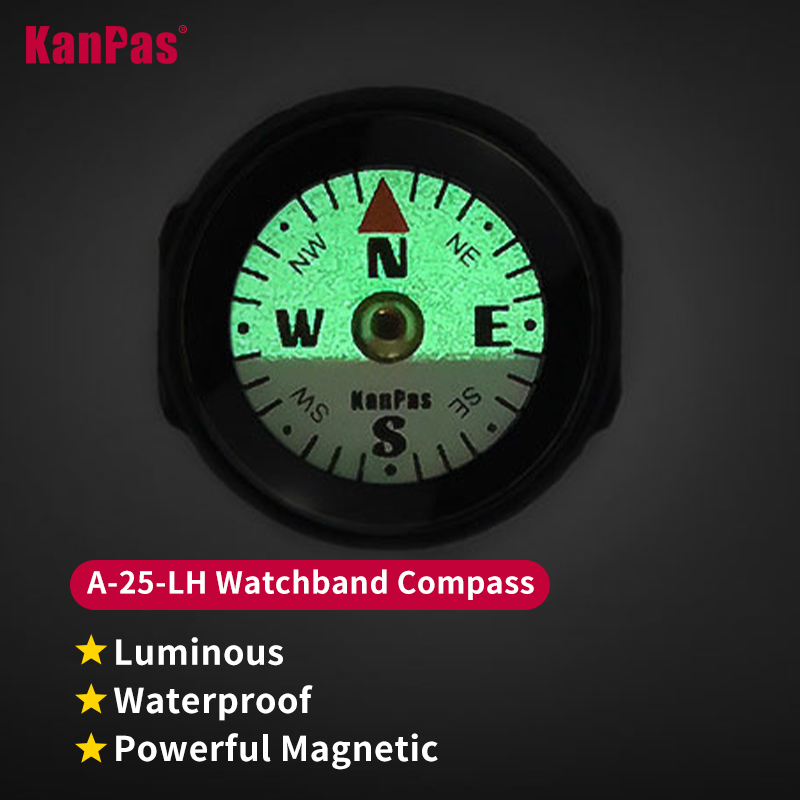 KANPAS Watch Band Compass Wris - Compass Lensatic ulasan dan harga