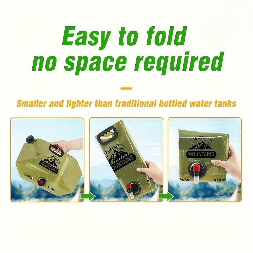 2.11 Gallon Portable Water Jug - Water Bag Collapsible ulasan dan harga