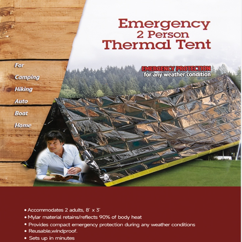 Portable 2‑Person Emergency Su - Emergency Mylar Tent ulasan dan harga