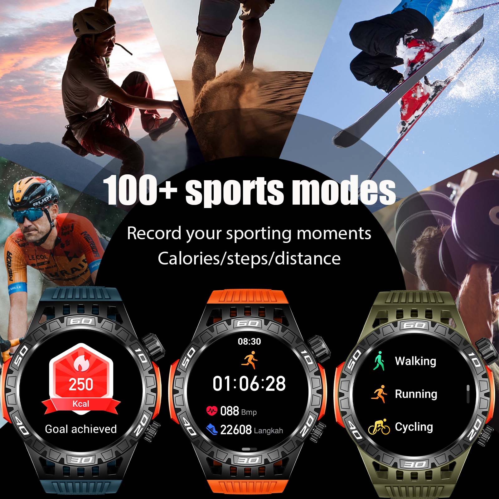 EIGIIS Smart Watch for Men wit - Compass Lensatic ulasan dan harga